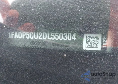 2013 Ford C-Max Energi Sel from USA, damaged, VIN 1FADP5CU2DL550304